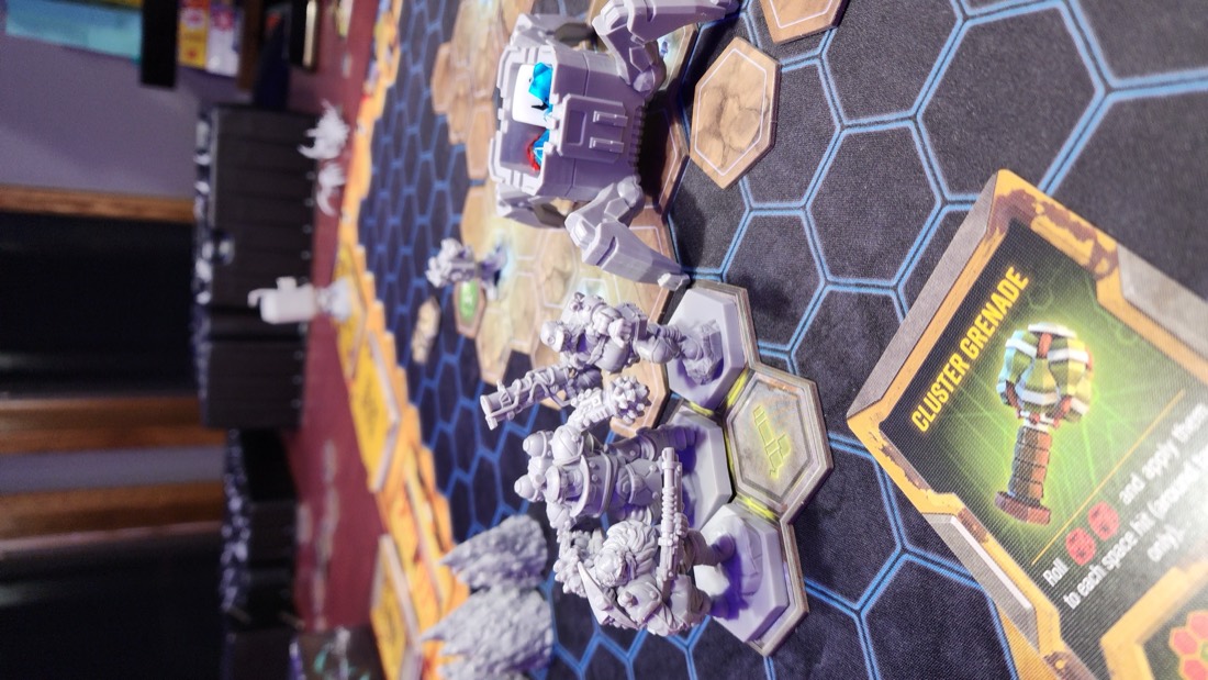 Sci-fi mech tabletop battle